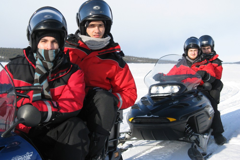 Schweden Schneemobiltour In Lappland AT REISEN